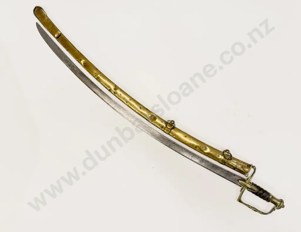 Early C19th (French) Light Cavalry Troops Sword and Scabbard Image 1++
