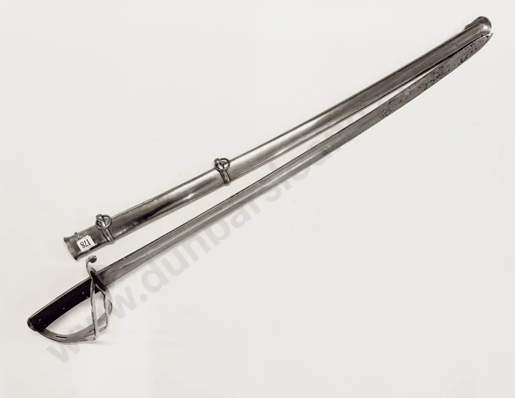 British 1853 Pattern Universal Cavalry Sabre with Scabbard Image 1++