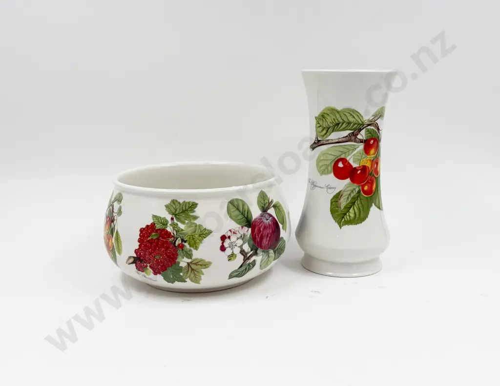 Portmeirion Vase and Bowl Image 1++