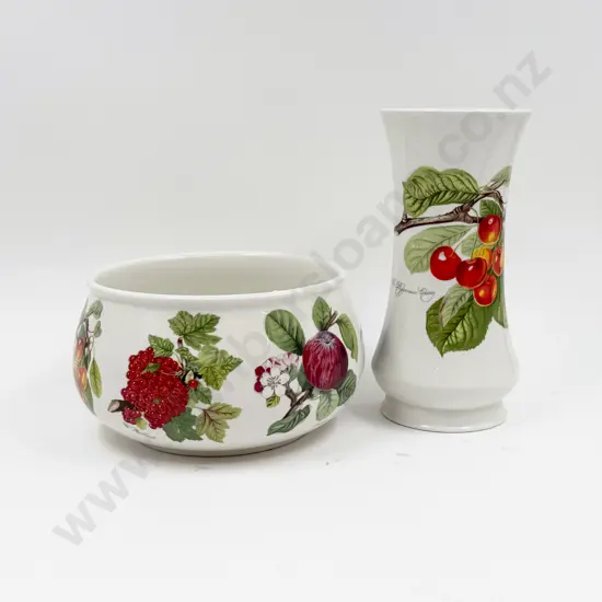 Portmeirion Vase and Bowl