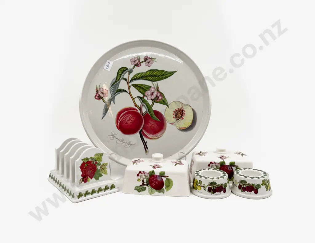 6 Pieces of Assorted Portmeirion Inlcuding Toast Rack (faults/repaired) Image 1++