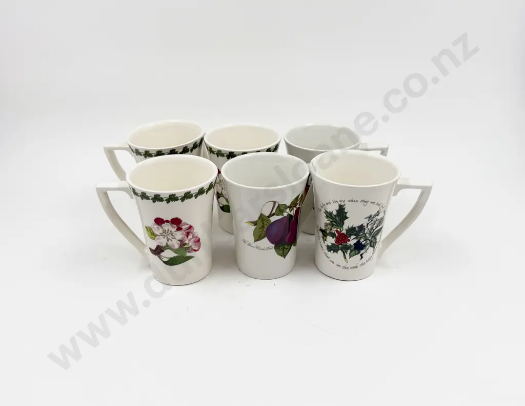 Six Assorted Portmeirion Mugs Image 1++