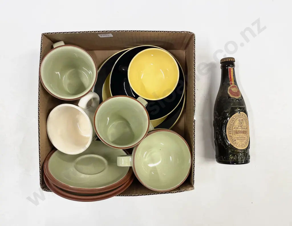 Denby Mugs and Saucers Together with Assorted Image 1++