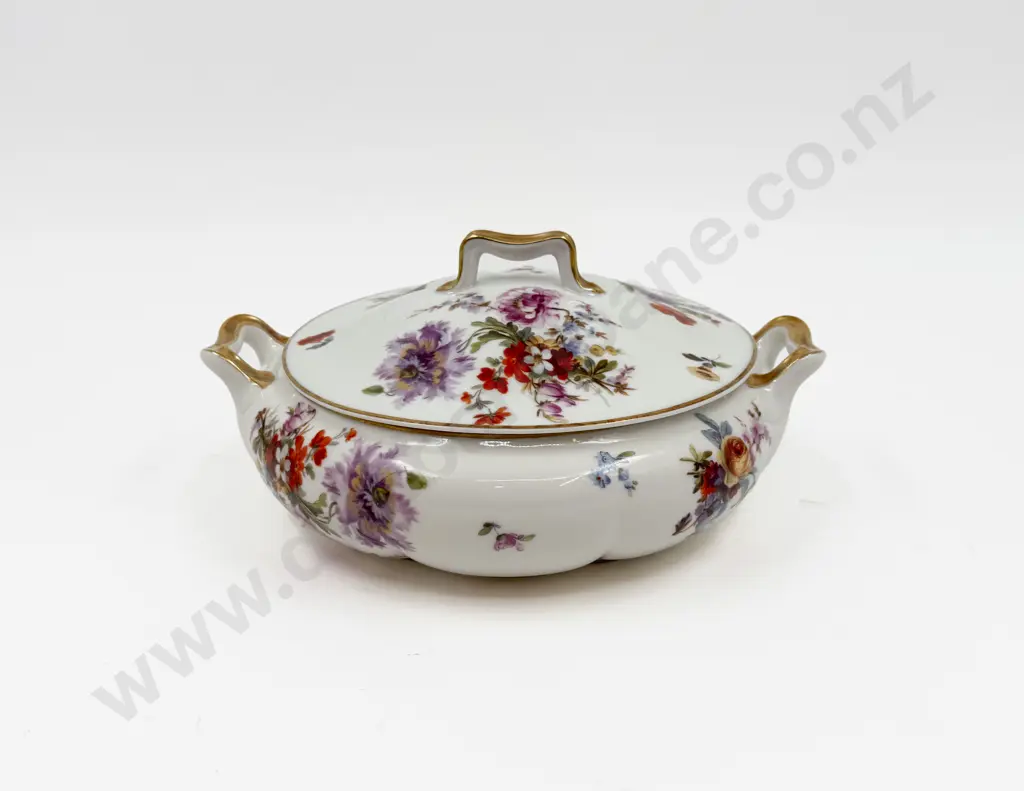 Limoges Fancy China Lidded Tureen Image 1++