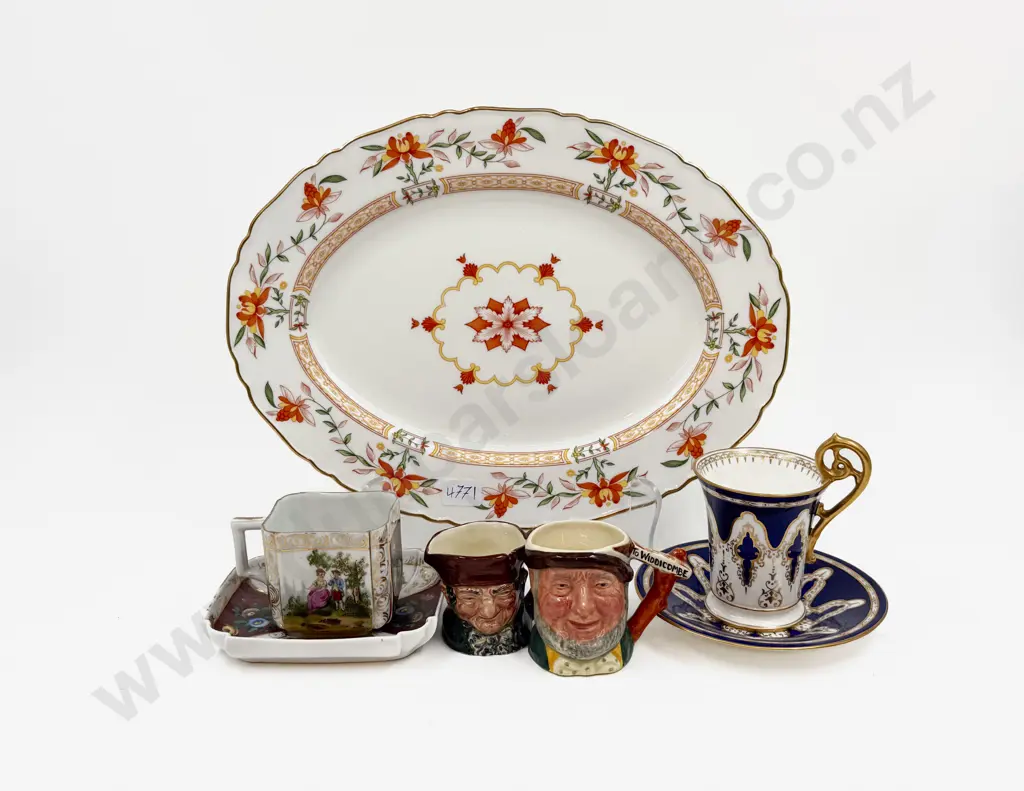 Coalport Fancy China Cup And Saucer together with Assorted Image 1++