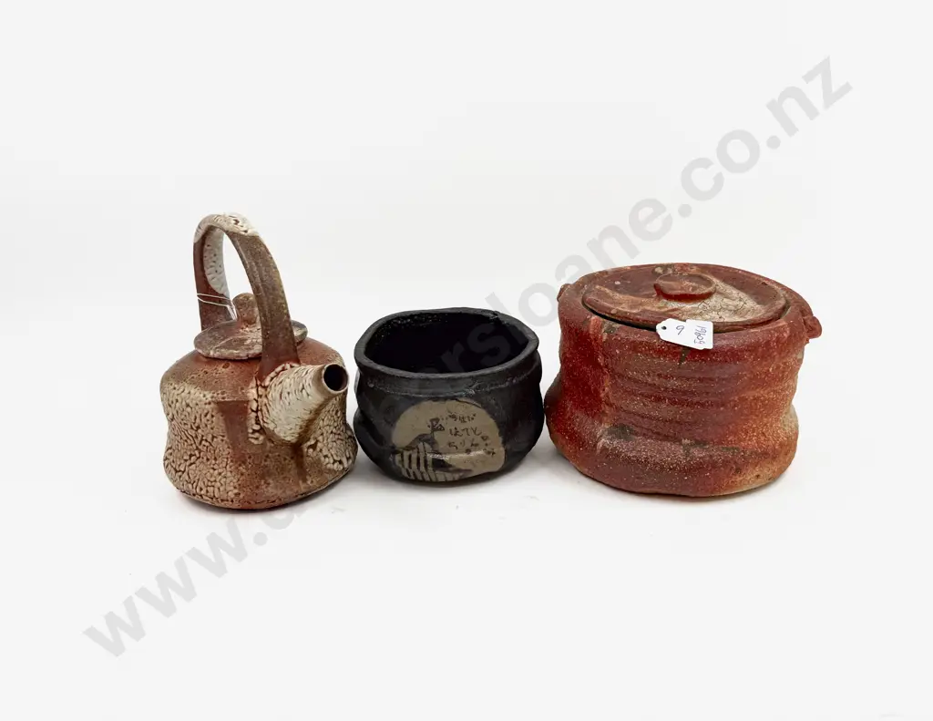 Two Elena Renker Pottery Pieces together with Other Image 1++