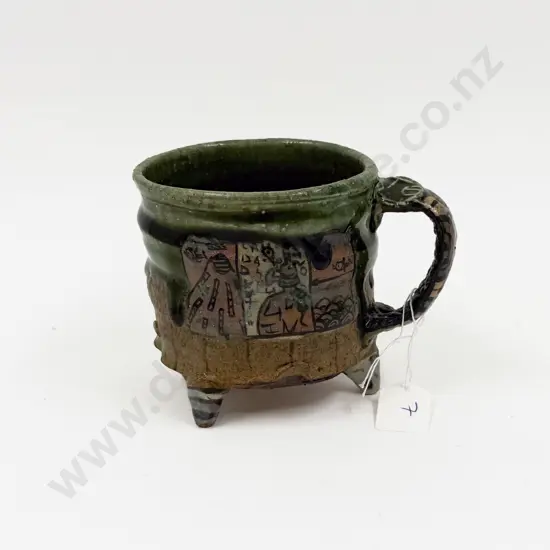Aaron Scythe Footed Mug