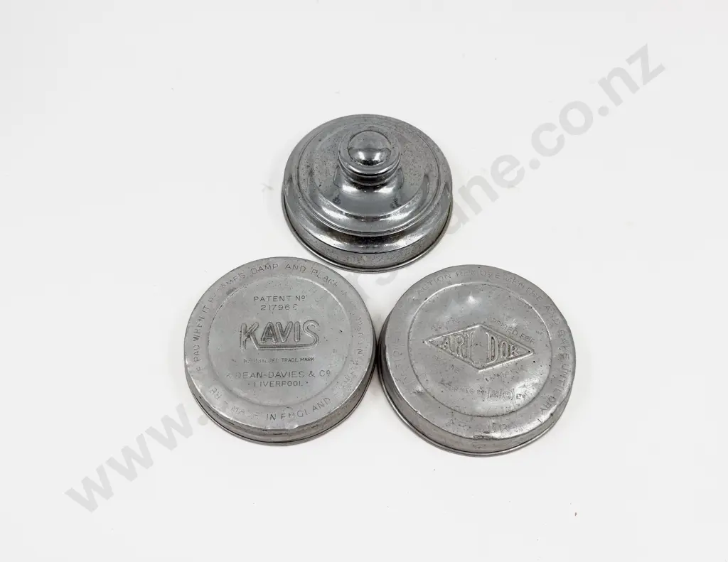 Three Vintage Lolly Jar Lids Image 1++