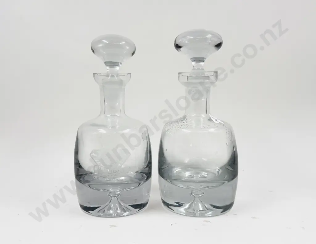 Watties 60th Birthday Glass Decanter and Other Glass Decanter Image 1++