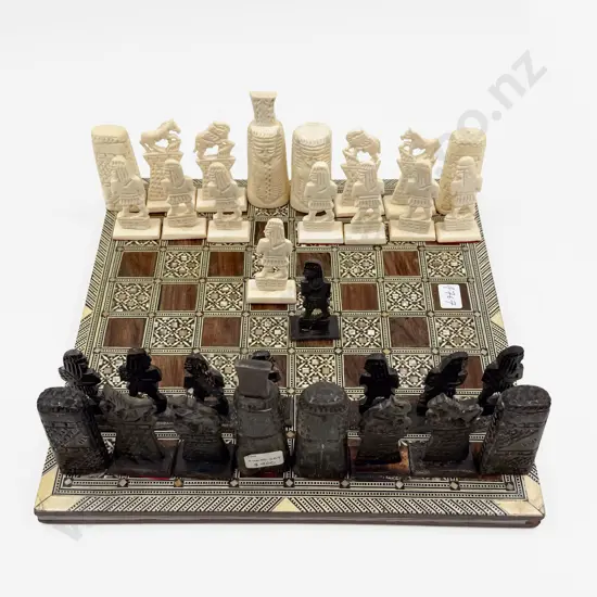 Carved Chess Set