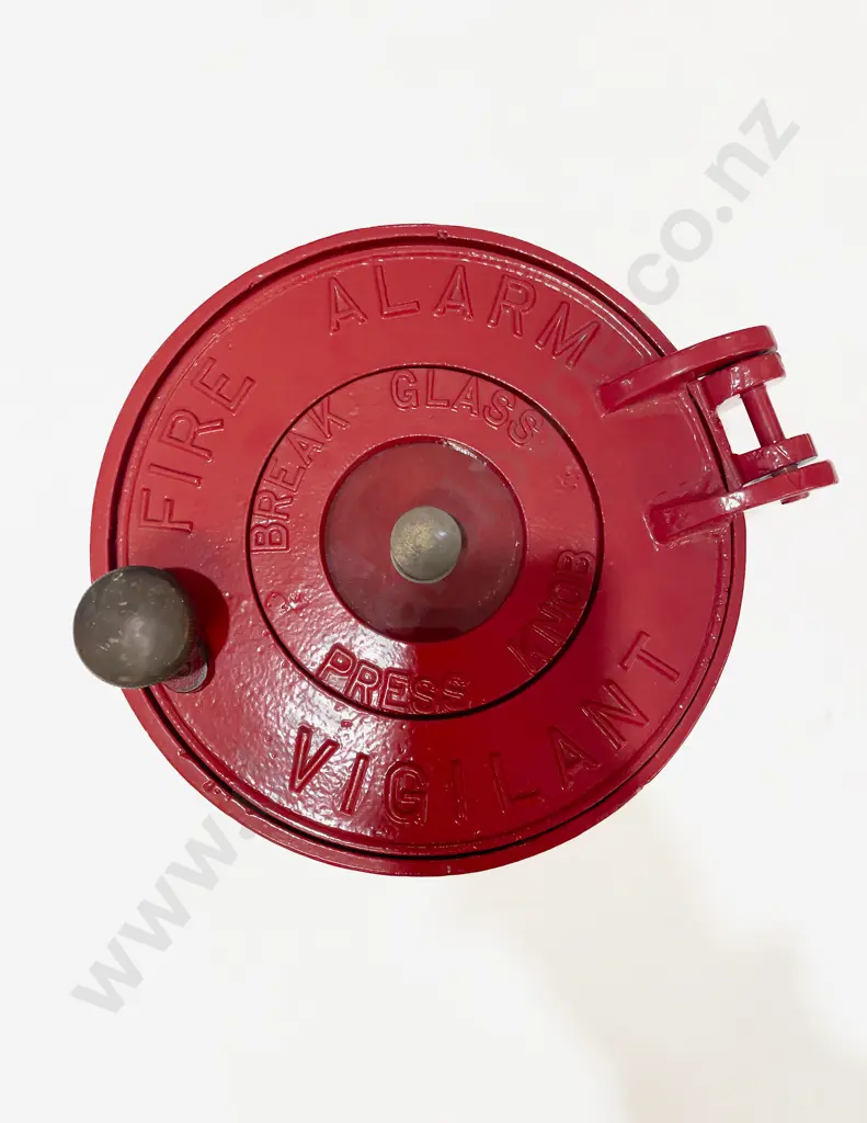 Vintage Wrought Metal Fire Alarm Image 1++