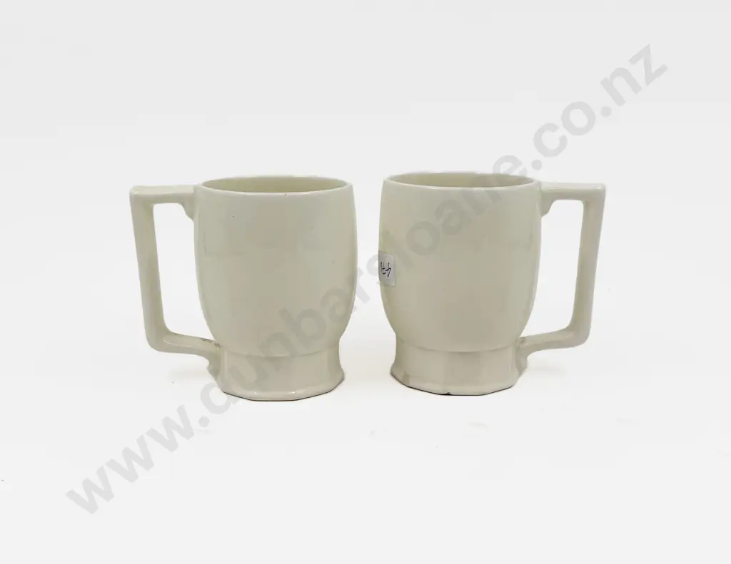 Pair of Wedgwood Keith Murray Tankards Image 1++