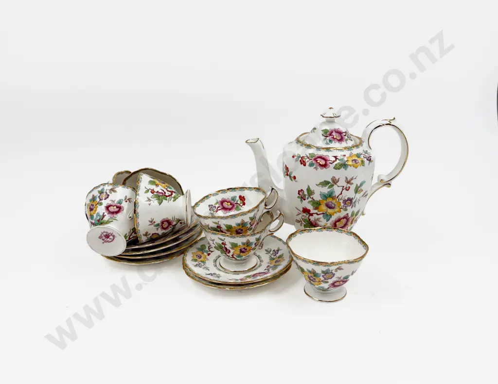 Hammersley "Mandalay" Pattern Part Tea Set Image 1++