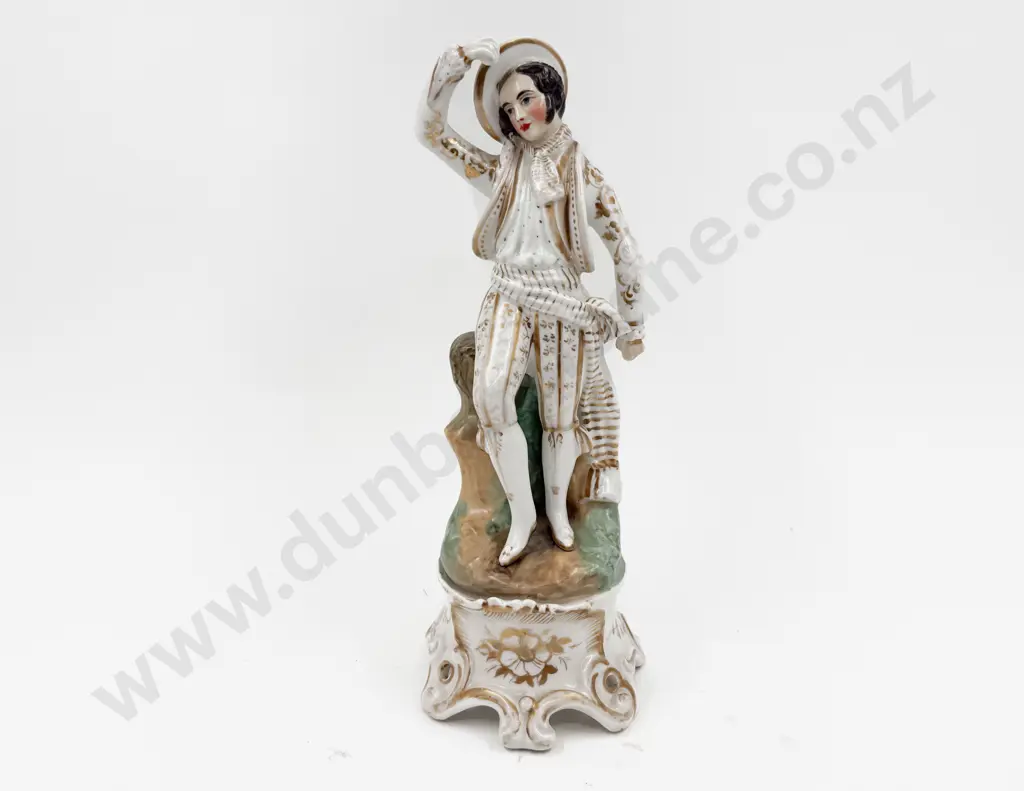 C19th German Porcelain Figure Of A Dandy Image 1++