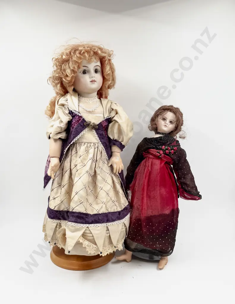 Two New Bisque Dolls 53cm and 30cm Image 1++