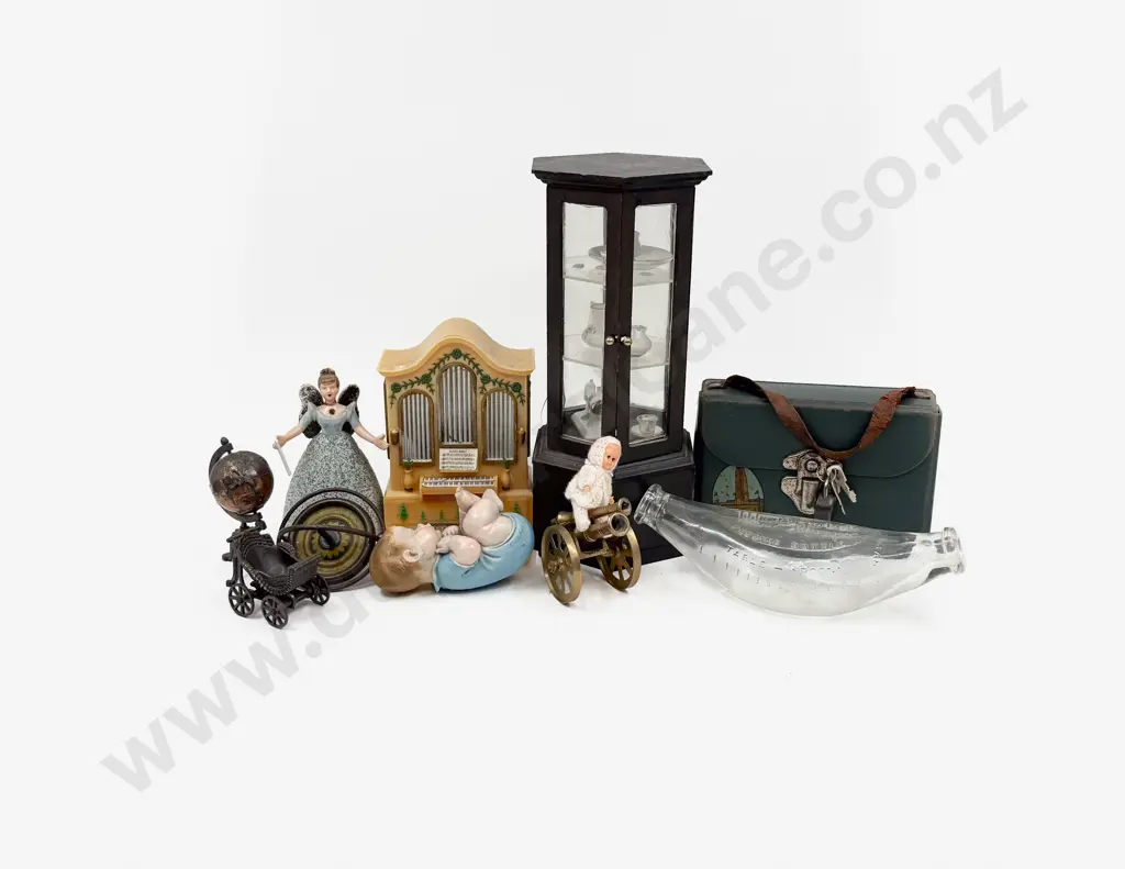 Collection Various including Feeding Bottle Miniature Display Cabinet Image 1++