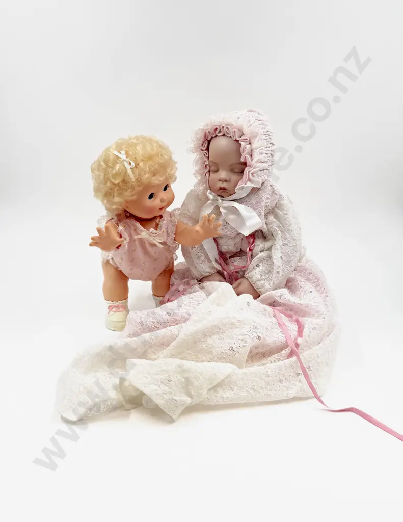 Boxed Upsy Baby and New Bisque Sugar Britches Character Doll Image 1++