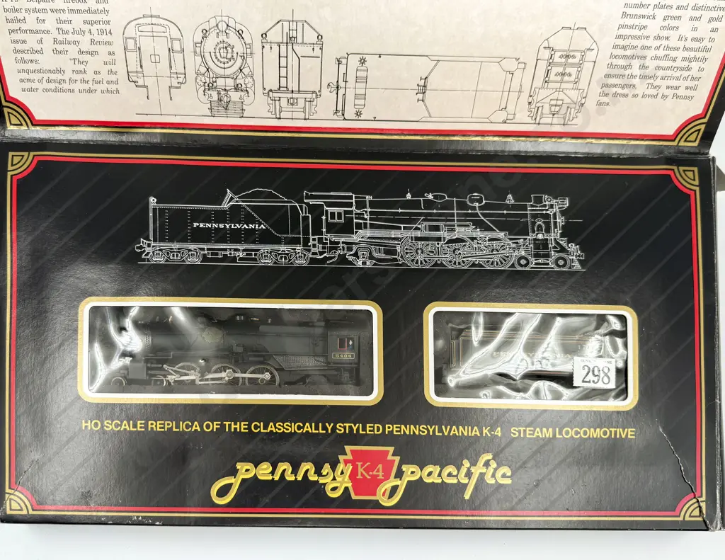 Bachmann HO Gauge Boxed Pennsylvania K-4 Steam Locomotive and Hornby TPO (faults) Image 1++