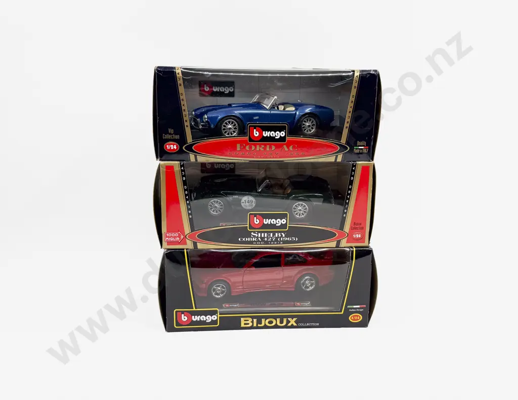 Boxed Three Burago 1/14 Scale Models Image 1++