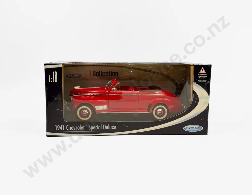 Boxed Welly 1/18 Scale Chevrolet Model Image 1++