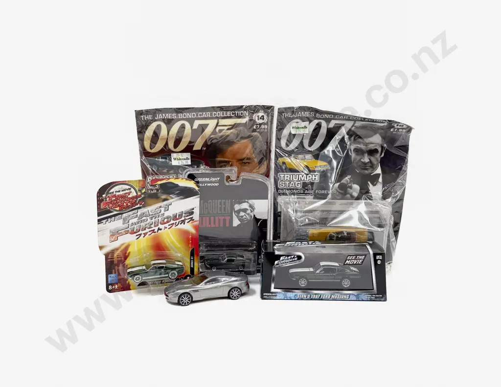 Boxed Various Manufacture Bond and Other Film Vehicles (6) Image 1++