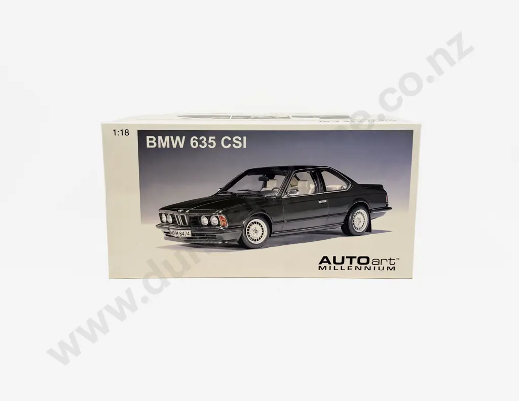 Boxed Autoart 1/18 Scale BMW 635 CSI Model Image 1++