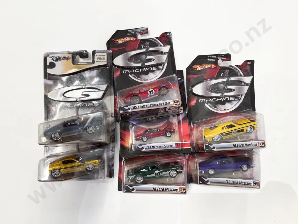 Boxed Hotwheels G Machine Models (7) Image 1++