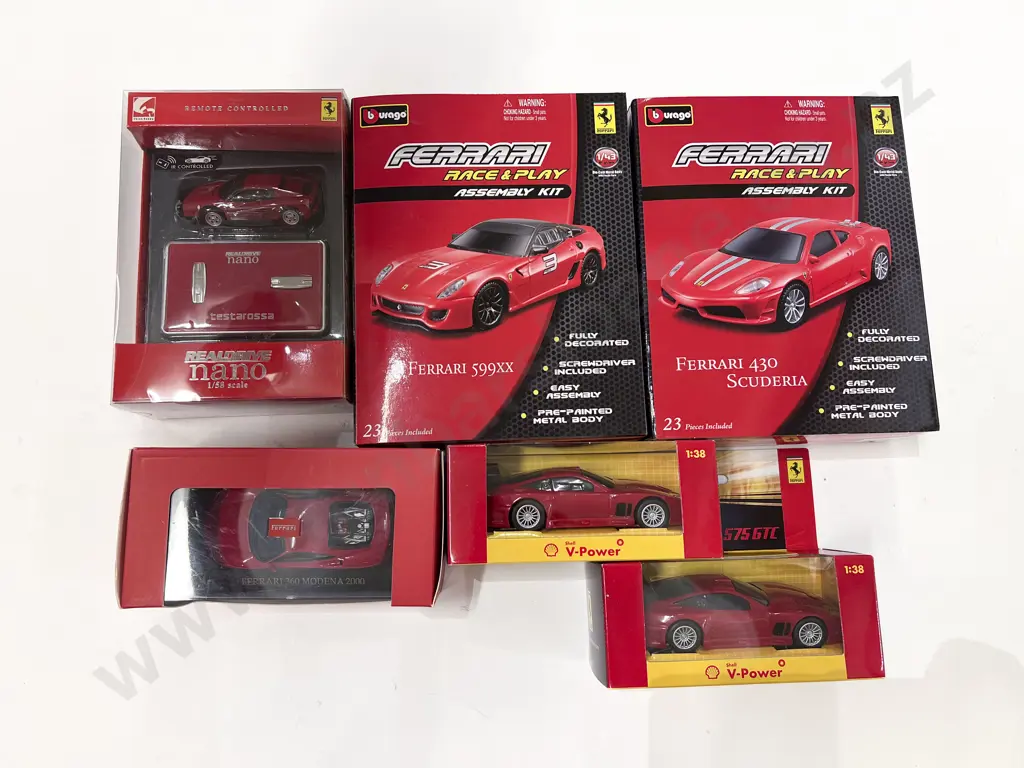 Boxed Various Manufacture Ferrari Models (6) Image 1++
