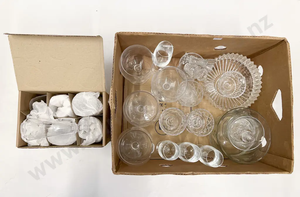 Box of Glassware Image 1++