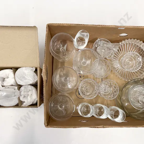 Box of Glassware