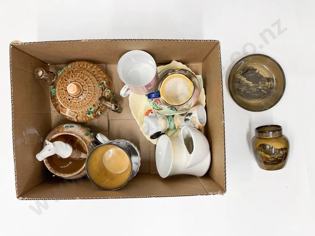 Box of Assorted China Image 1++