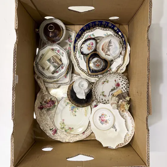 Box of Assorted China