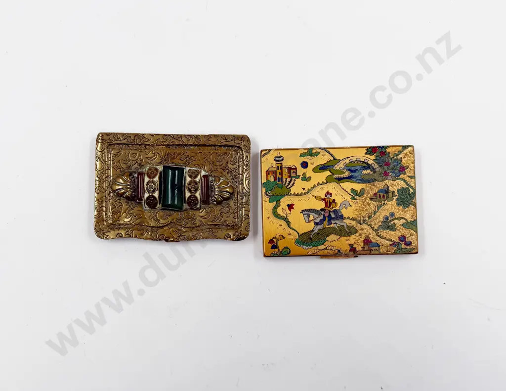 Vogue Vanities Compact together with Small Decorative Brass Box Image 1++