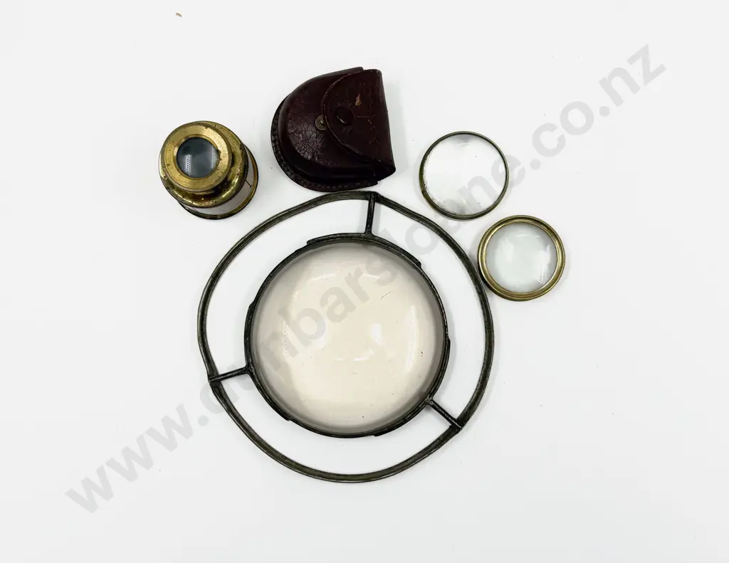 Four Assorted Vintage Magnifiers/Lenses Image 1++