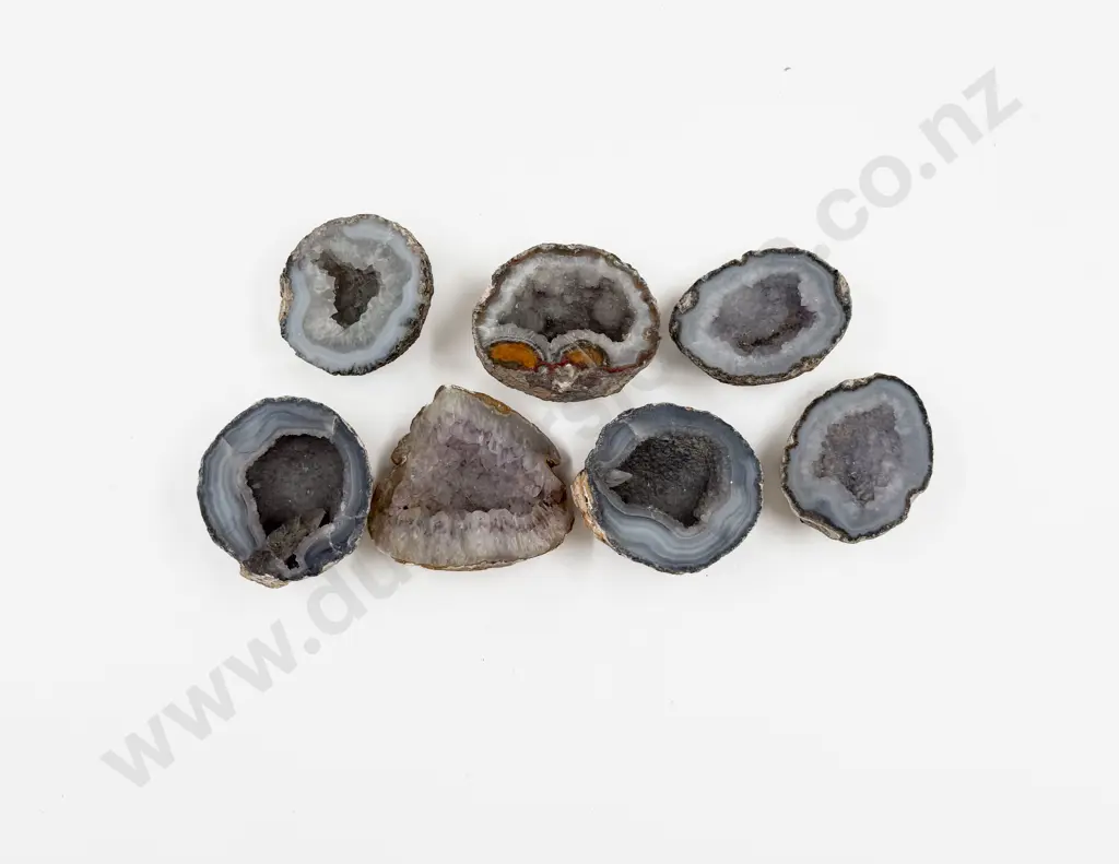 Seven Assorted Crystal Rock Formations Image 1++