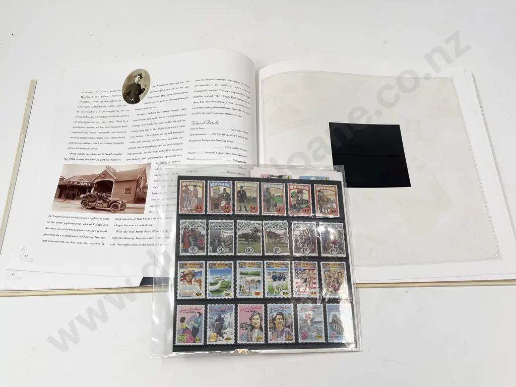 NZ Stamp Collection The Emerging Years Image 1++