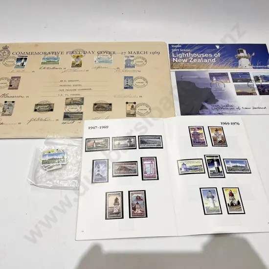 NZ 1969 FDC Govt. Life Insurance Light House Signed By Light House Keepers