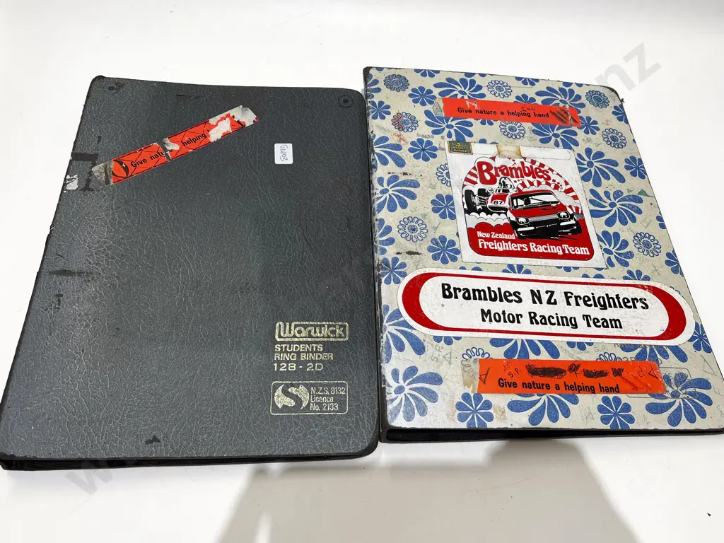 Two Vintage Albums of NZ and World Stamps - Small Qty Image 1++