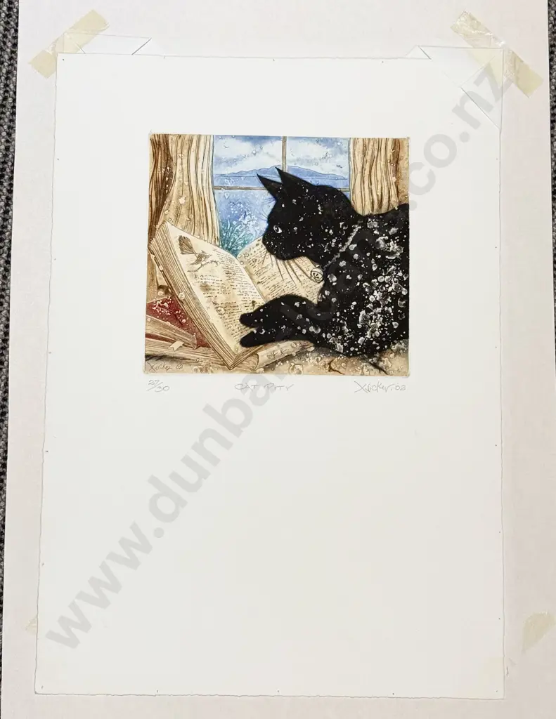 Gary Tricker - Cat Pity - Limited Edition Print 27/30 Image 1++