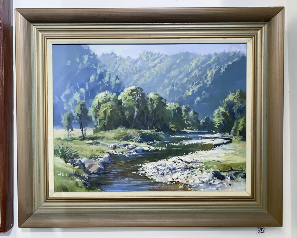 Colin C Wynn - Casolis Creek - Oil on board Image 1++