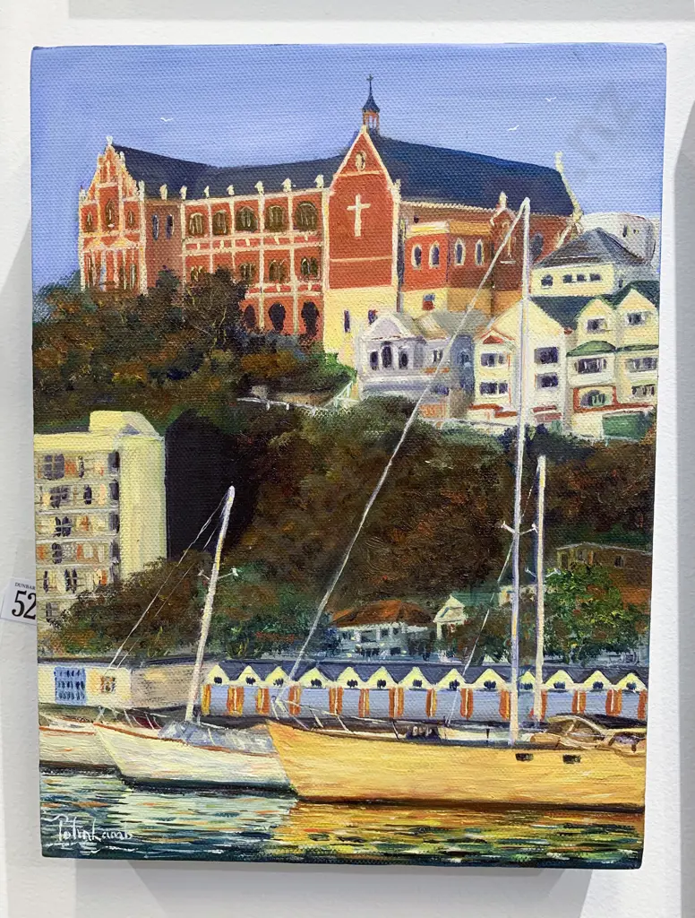 P.Lamb - Oriental Bay - Oil on Canvas Image 1++