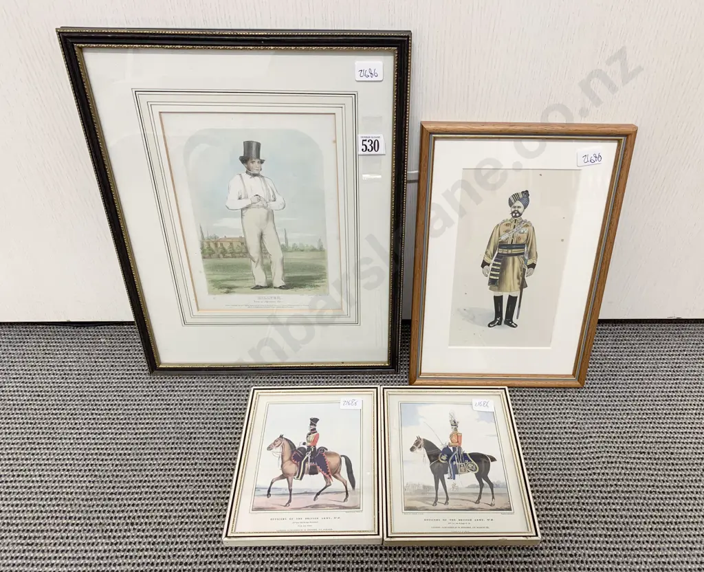 Four Assorted Historical Prints Image 1++
