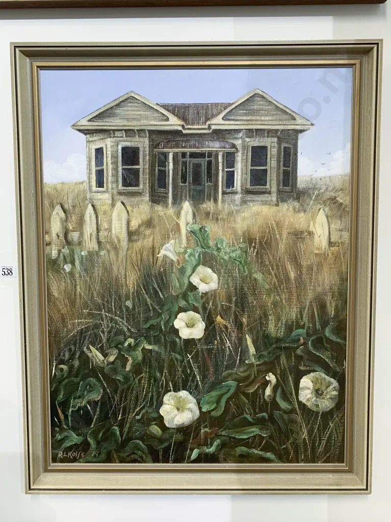 Raemon Rolf - Architectural Study - Oil on board Image 1++