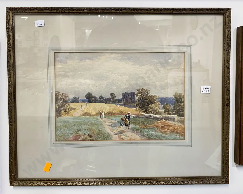 Unknown Artist - Farm Study - W/C Image 1++