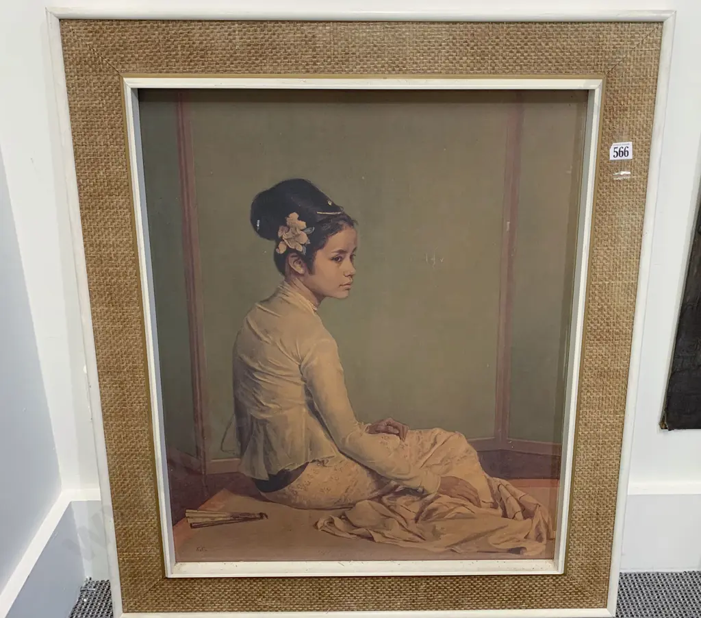 After Sir Gerald Kelly - Retro Print The Yellow Tamein Image 1++