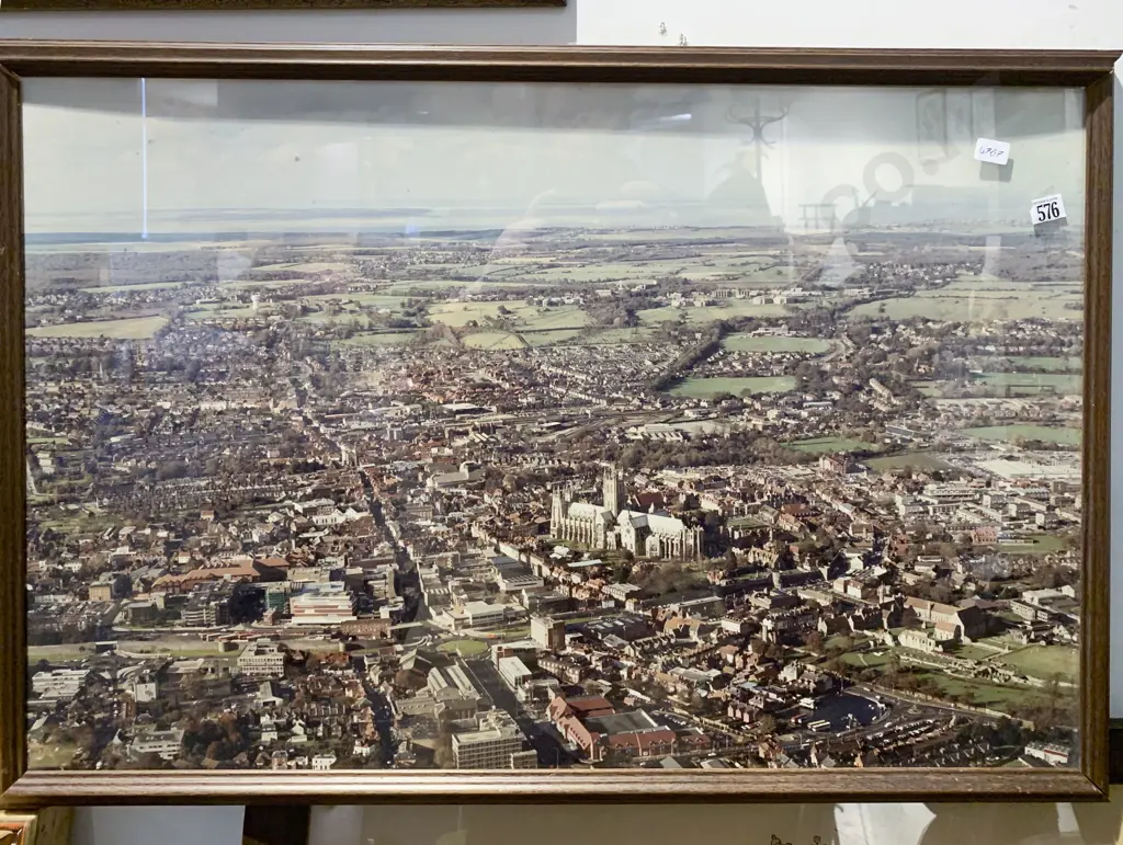 Framed Aerial Photograph Image 1++
