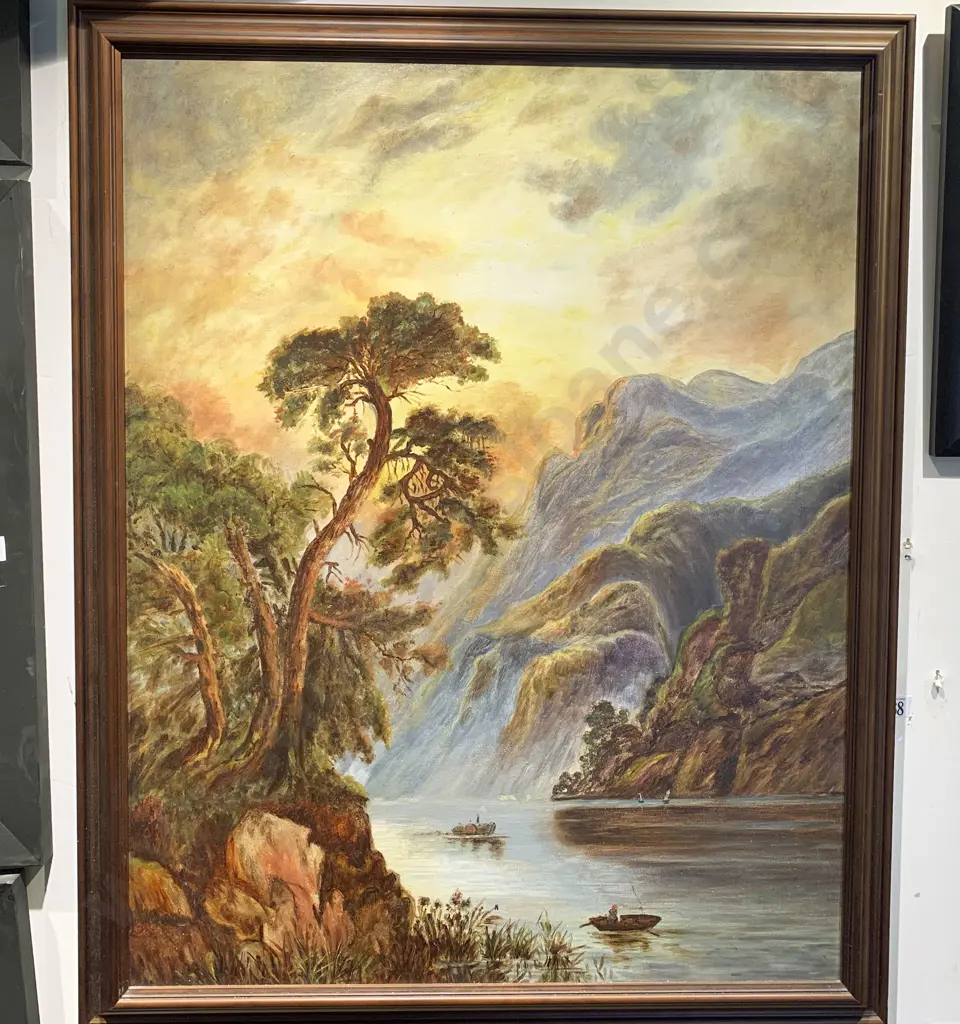Unsigned Riverside Oil Work Image 1++