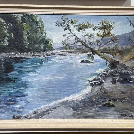 Molly O'Toole - Tongariro - Oil on Board