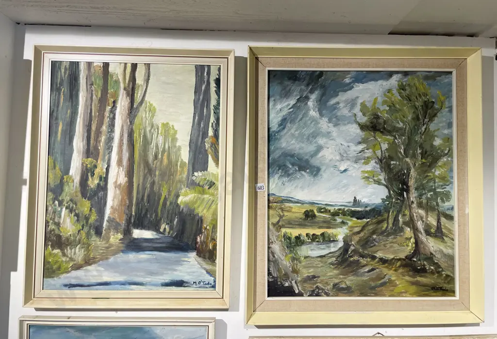 Two Molly O'Toole Oil Landscapes Image 1++