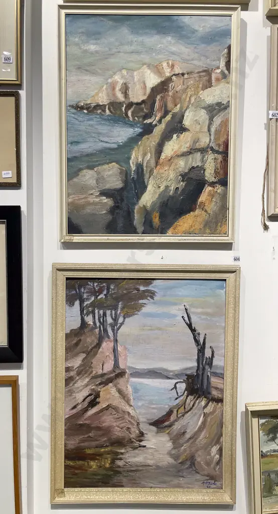 Two Molly O'Toole Oil Landscapes Image 1++